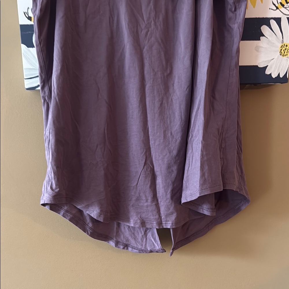 Women's Purple Sleeveless Crz Yoga Tank L - Picture 3 of 7